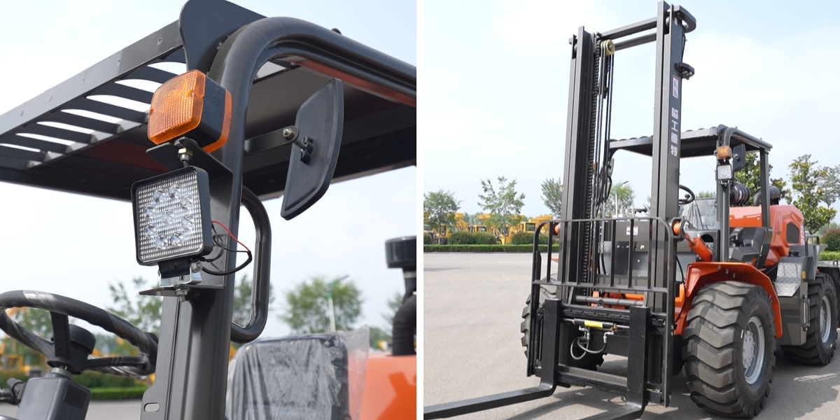 Маленький вилочный погрузчик Маленький вилочный погрузчик