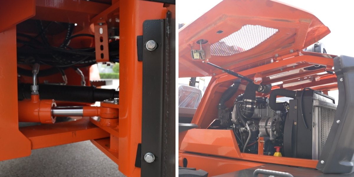 Компактный вилочный погрузчик повышенной проходимости Компактный вилочный погрузчик повышенной проходимости