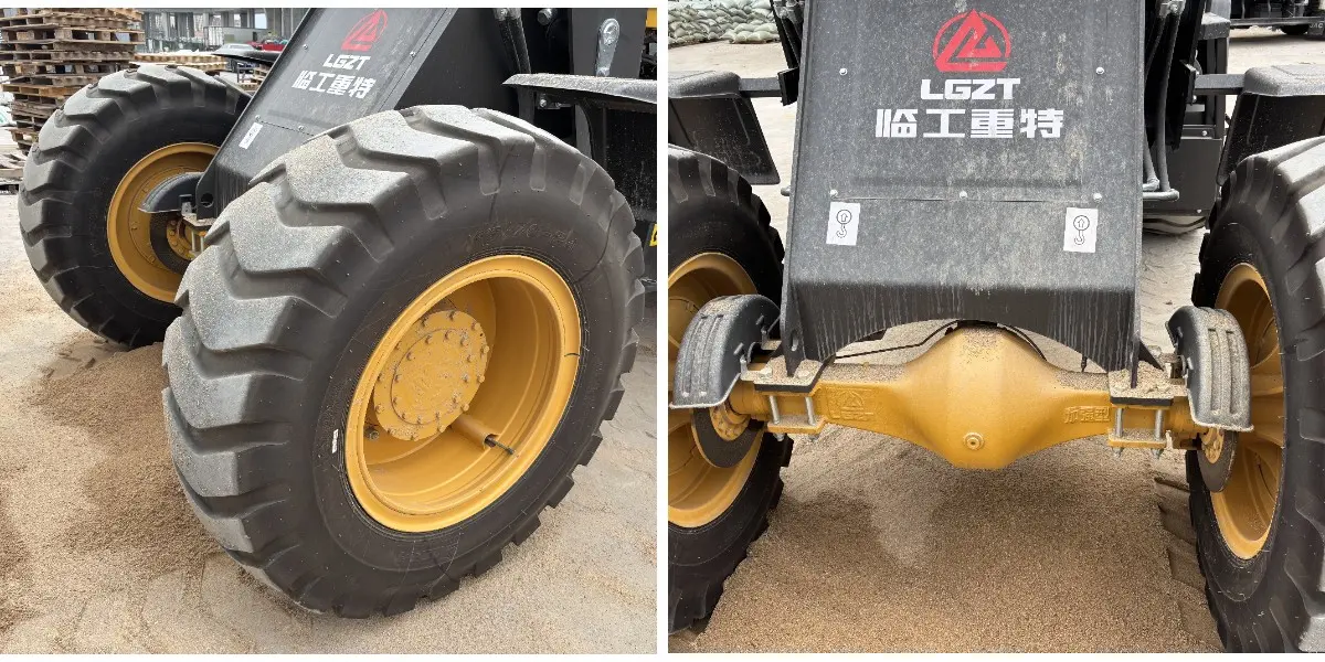 Погрузка песка погрузчиком