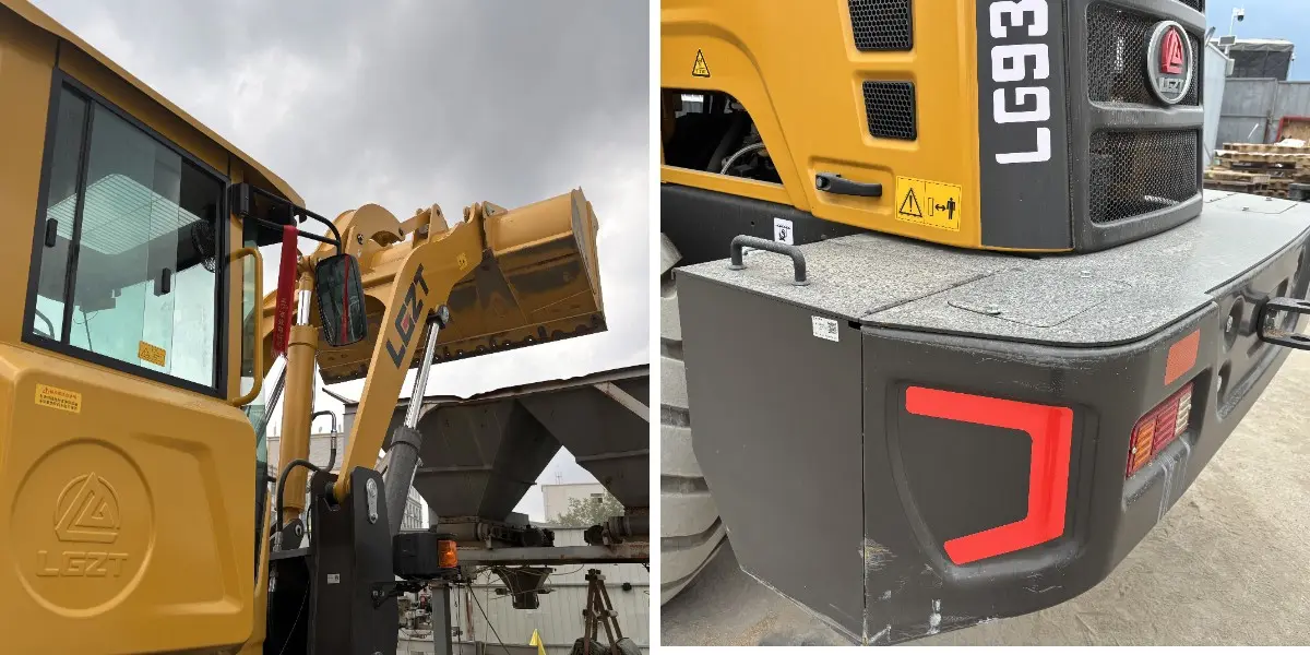 Погрузка песка погрузчиком