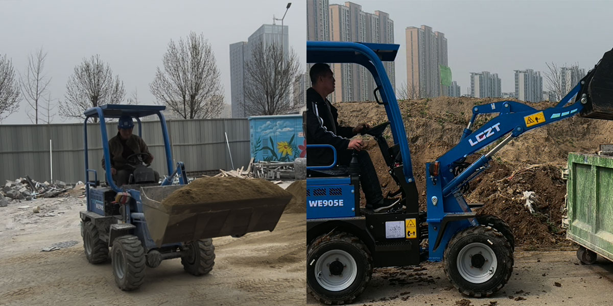 Электрический колесный погрузчик Электрический колесный погрузчик