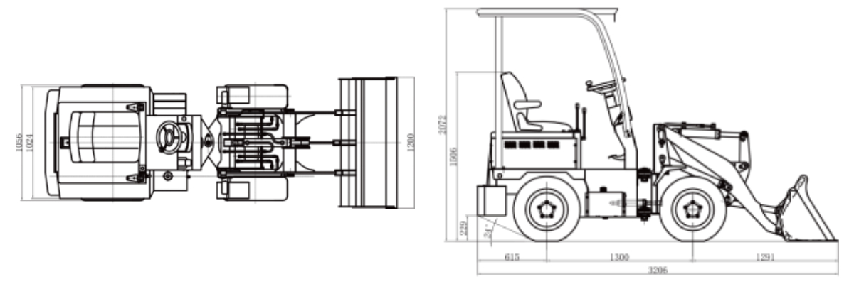 0.5T Electric Front Loader 0.5T Electric Front Loader